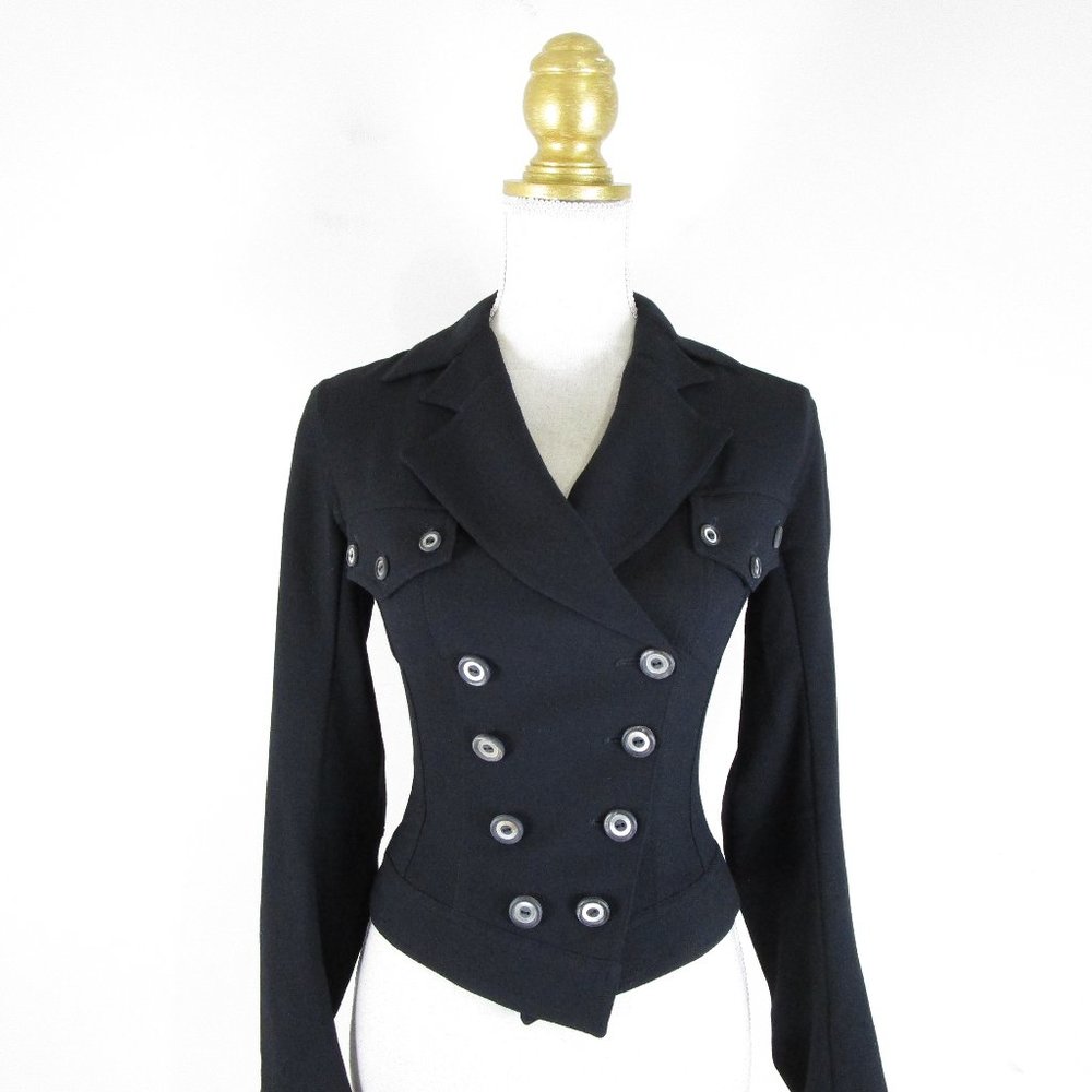 SOLDJohn Galliano Wool Double Breasted Blazer 2 - Picture 2 of 11